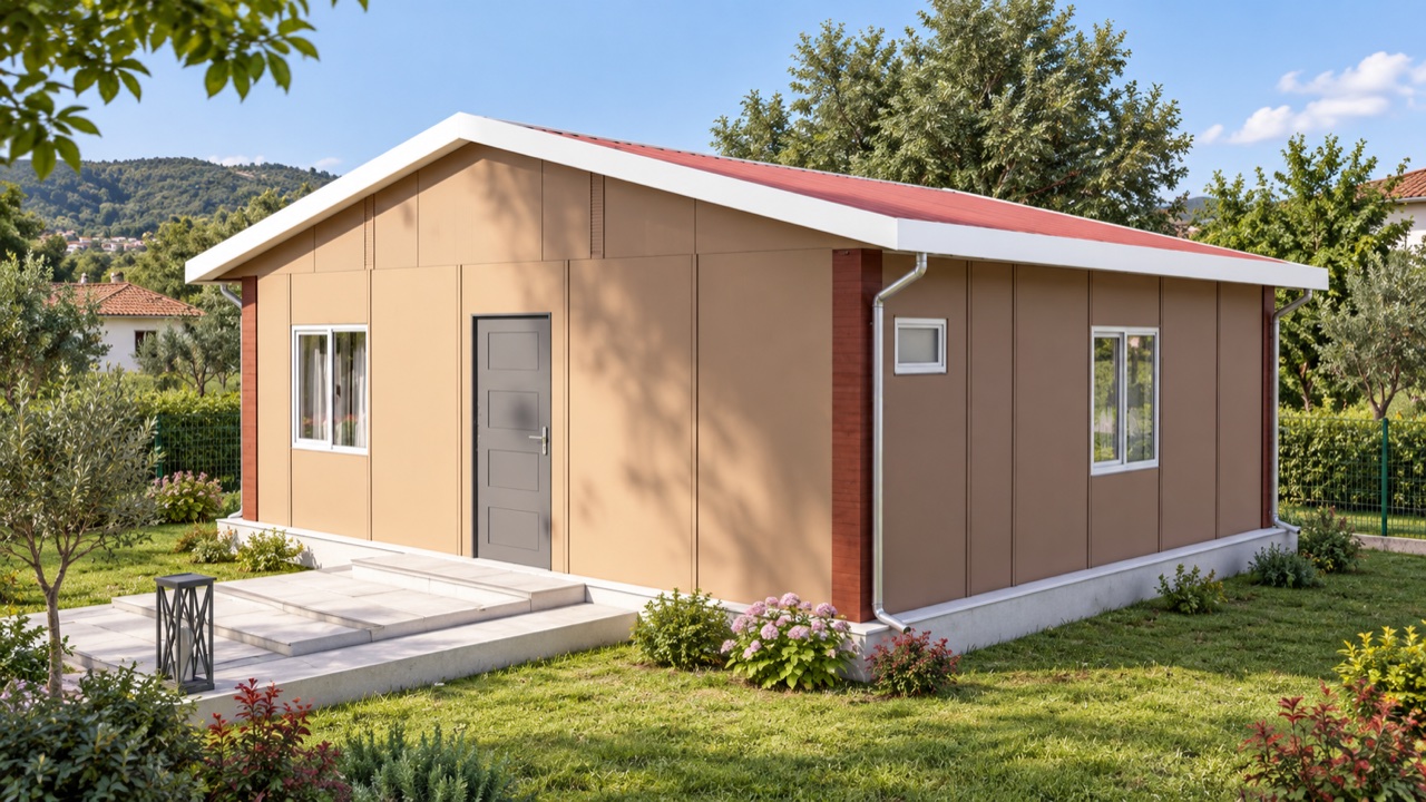 AKHOME tek katlı 1+1 prefabrik ev
